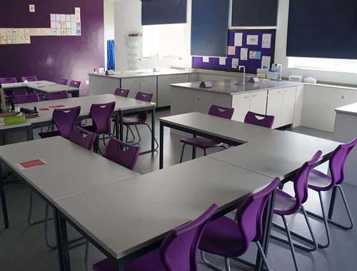 Royal Masonic School Science Laboratory furniture