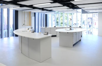 Tonbridge School modern science laboratory.