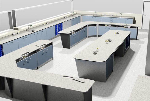 3D visual of Southfeilds Science Laboratory