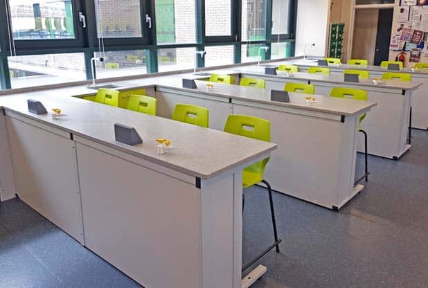 School Science Laboratory refurbishment at St Edmund's School Portsmouth