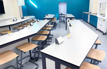 School science lab refurbishment for Carlton Academy