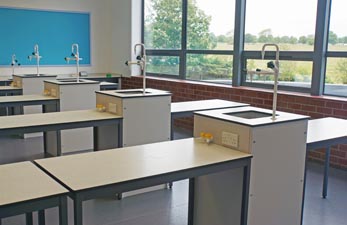 School Science Lab Furniture Installation for Beverley Grammar School