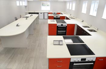 Food Technology Room Design - St Georges School, Ascot